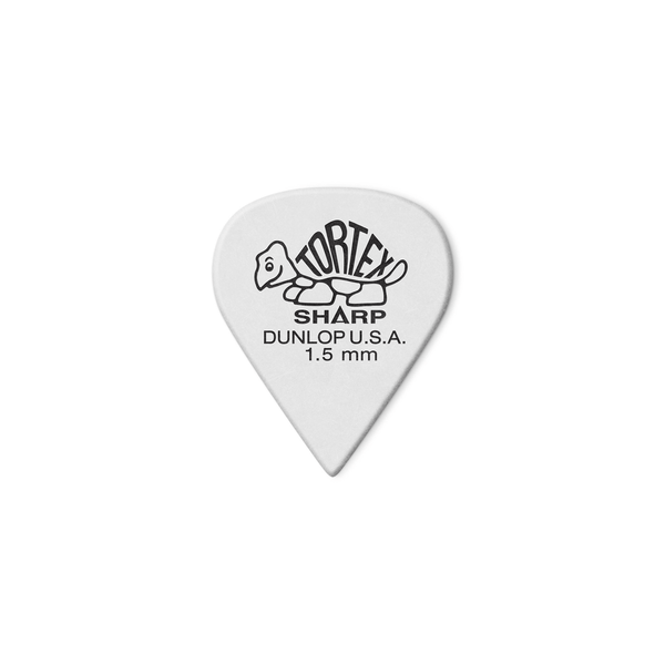 Dunlop 412P1.5 Tortex Sharp White