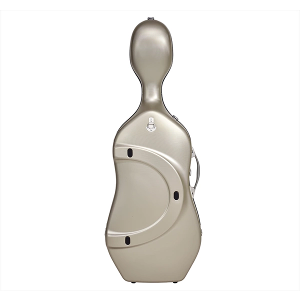 BAM ITALIA SUP1005XLCS CUSTODIA HIGHTECH SUPREME IN POLICARBONATO PER VIOLONCELLO - CHAMPAGNE - SILVER