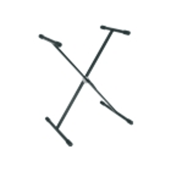 RTX RX Stand a X per Tastiera Telaio Singolo Ball Lock Nero