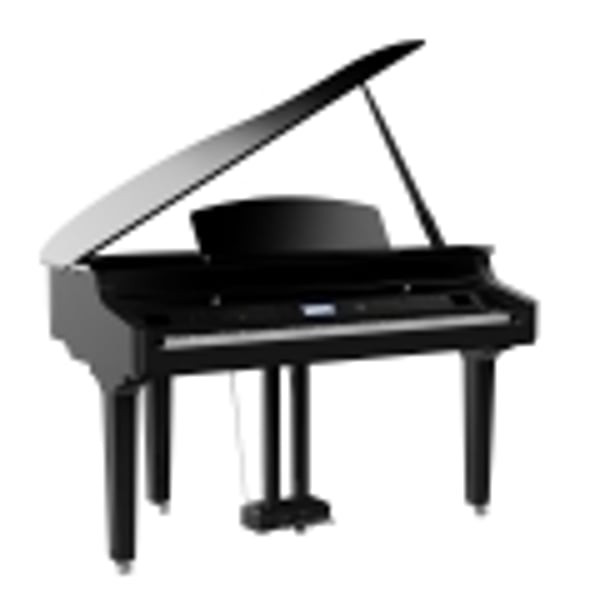 MEDELI Piano digitale codino con finitura lucida nera e 88 tasti "hammer action" graduati con triplo sensore