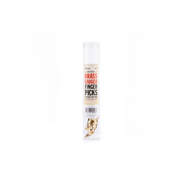 Dunlop 37R BRASS FINGER .015 - TUBO 20 PLETTRI