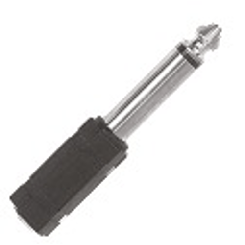 PROEL STAGE Adattatore in ABS: presa jack mono Ø 3.5 mm. -&gt; spina jack mono Ø 6.3 mm.