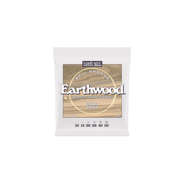 Ernie Ball 2350 Earthwood Bell Bronze Acoustic Extra Light 10-50