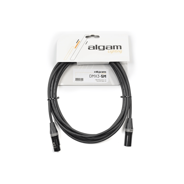 Algam Lighting DMX3-5M Cavo DMX 3 Poli 5 mt