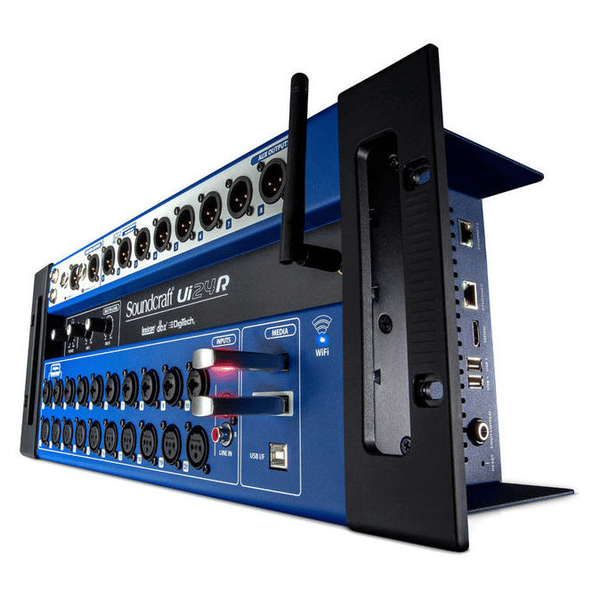 SOUNDCRAFT UI24R MIXER 24 CANALI A RACK REGISTRATORE MUTITRACCIA WI-FI USB