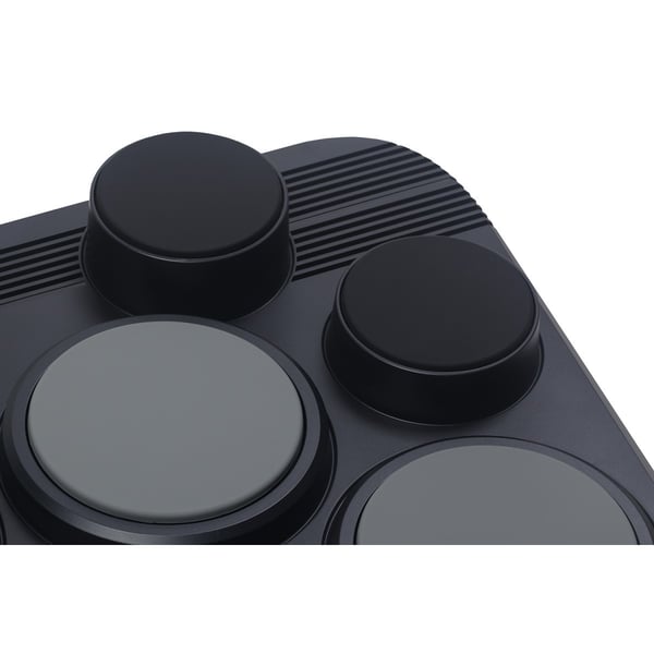 MEDELI Drum kit portatile con 8 pad in gomma sensibili al tocco e 2 pedali