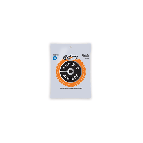 Martin & Co. MA550FX Authentic Flexible Core Medium Phosphor Bronze 13-56