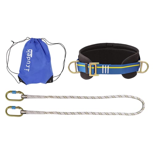 CINTURA POSIZIONAMENTO IN KIT 'PIRENEI LIGHT' con cordino 1,5 mt + 2 moschettoni