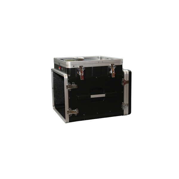 Gator Cases GRC-10X8 PU Rack audio 10U Pop Up, 8U laterale