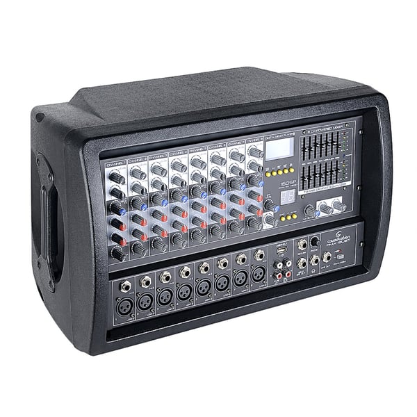 SOUNDSATION Mixer amplificato 8 canali da 300W max. con Bluetooth™, effetti e lettore MP3. Modello PMX-8UBT