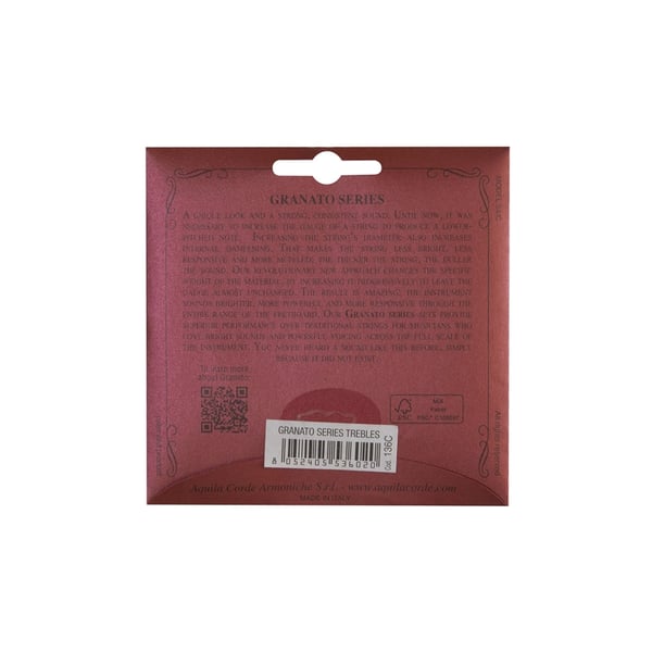 Aquila 136C Flamenco Granato Guit Treb