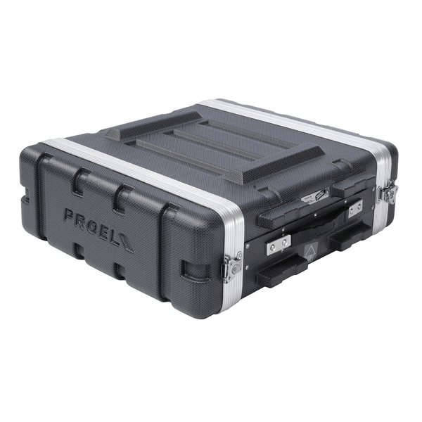 PROEL STAGE Custodia a rack 19' - 3 unità - realizzata in 'Polietilene FORCE'. Profondità interna utile: 420 mm