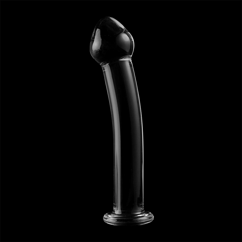 NEBULA SERIES BY IBIZA™ - MODELLO 11 DILDO IN VETRO BOROSILICATO 16 X 3 CM  TRASPARENTE