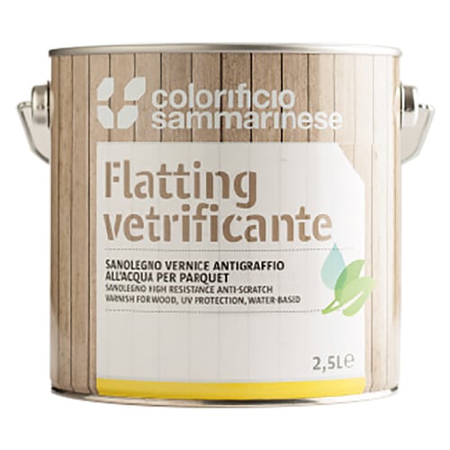 FLATTING ALL'ACQUA 'SANOLEGNO' Lt. 0,750 - trasparente lucida