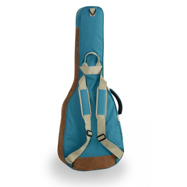 SOUNDSATION Borsa chitarra classica con inserti in pelle suede