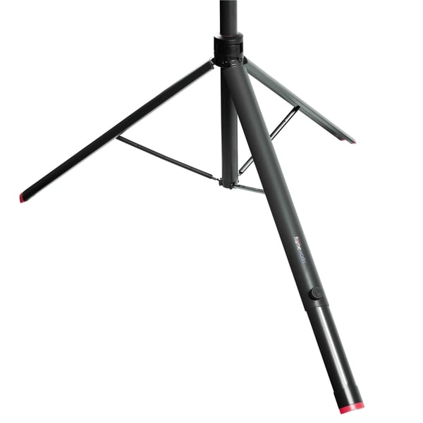 Gator Frameworks GFW-ID-SPKR Supporto per altoparlanti regolabile con pistone di sollevamento<br>