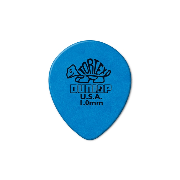 Dunlop 413R Tortex Tear Drop Blue 1.0
