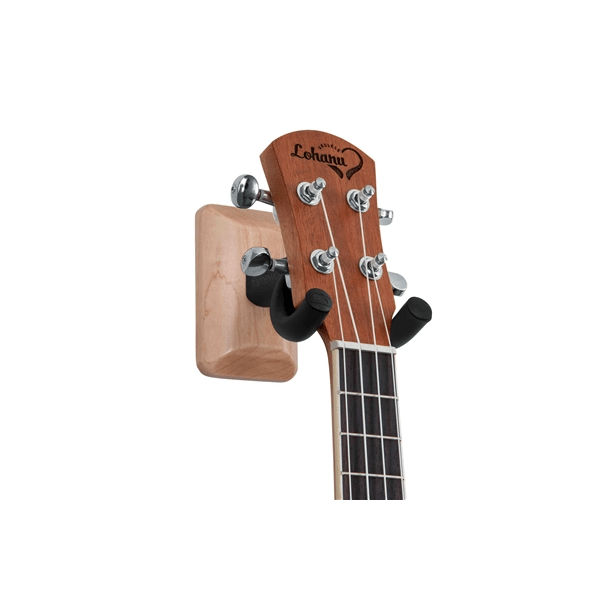 Gator Frameworks GFW-UKE-HNGRMPL Supporto da parete per ukulele e mandolino con piastra in acero
