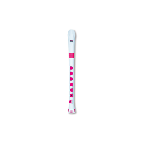 NUVO ITALIA RECORDER+ -DITEGGIATURA BAROCCA (BIANCO/ROSA)