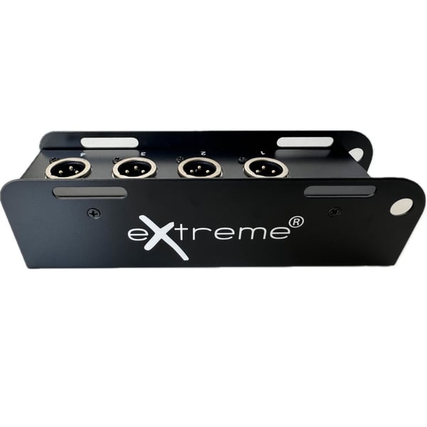 EXTREME SB4XMCAT MINI STAGEBOX EXTENDER AUDIO - DMX SU RJ45 CON 4 CONNETTORI XLR MASCHIO