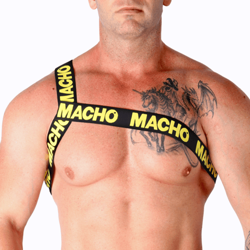 MACHO UNDERWEAR MACHO - PETTORINA ROMANA GIALLA L/XL