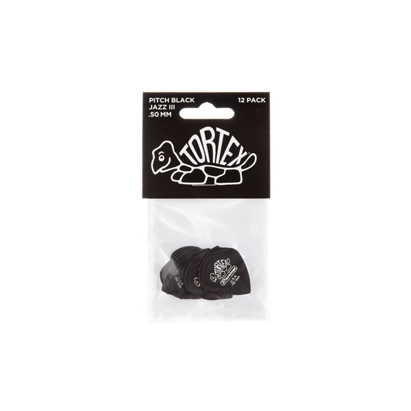 Dunlop 482P Pitch Black Jazz III .50