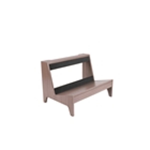 Gator Frameworks GFW-ELITEGTRAMPLG-GRY Stand per amplificatore combo Large in finitura Driftwood Grey<br>