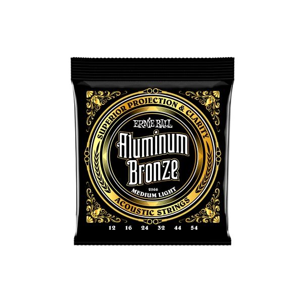 Ernie Ball 2566 Aluminum Bronze Medium Light 12-54