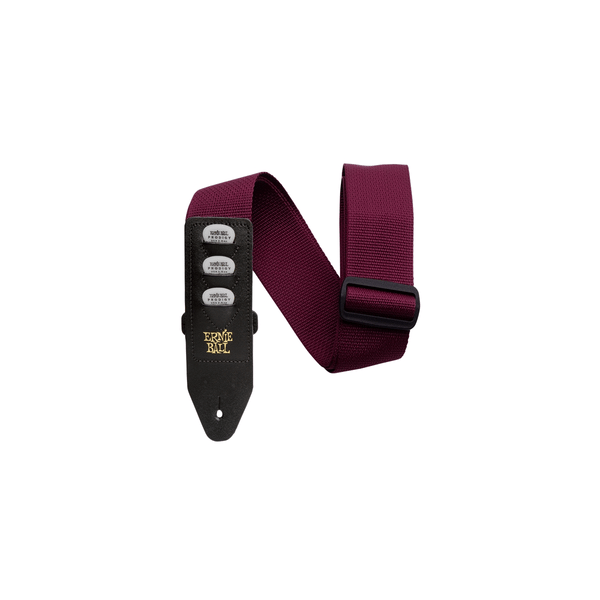 Ernie Ball 4688 Pickholder Strap Burgundy