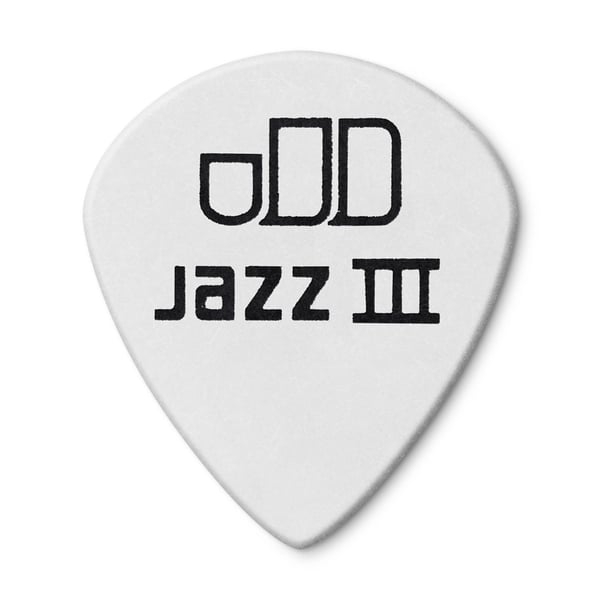 Dunlop 478R1.0 Tortex White Jazz III, 1.0mm