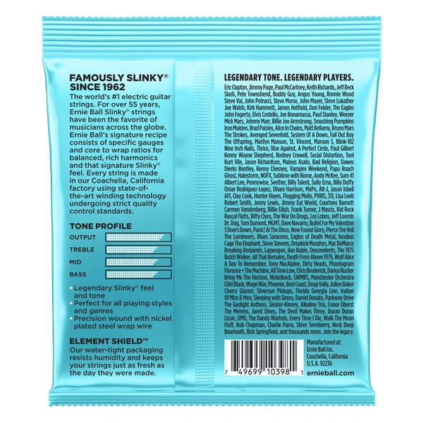 Ernie Ball 2228 Nickel Wound Mighty Slinky 8,5-40