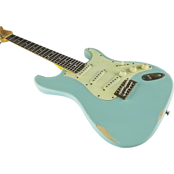 Eko Guitars S-300 Relic Daphne Blue