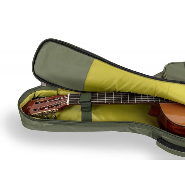 SOUNDSATION Borsa chitarra classica con inserti in pelle suede