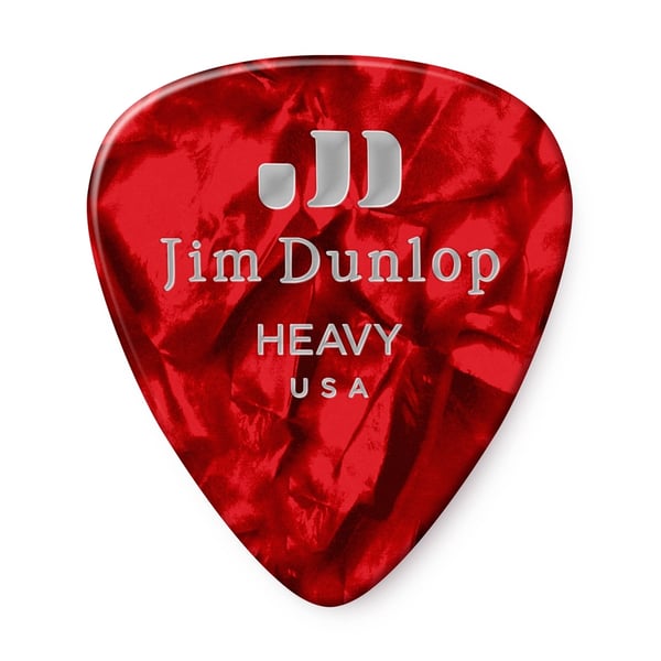Dunlop 483R#09 Red Perloid - Heavy