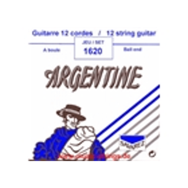 Argentine 1620 Set 12 Corde Ball End Chitarra Gypsy