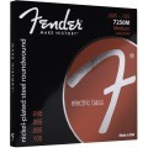 FENDER Muta 7250 per basso, acciaio nichelato, scala lunga, scalatura 7250M .045-.105, (4). Modello 0737250406