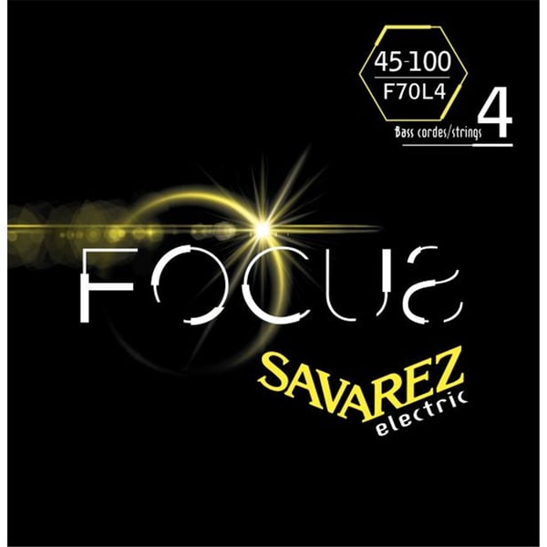 Savarez F70L4 Corde Focus per Basso Elettrico 45-100, Set/4