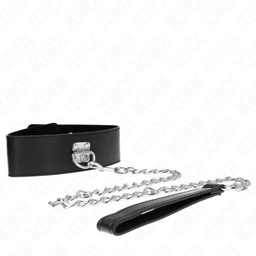KINK COLLAR & GAG KINK - COLLARE MODELLO BASE CON GUINZAGLIO 65 CM MODELLO 0