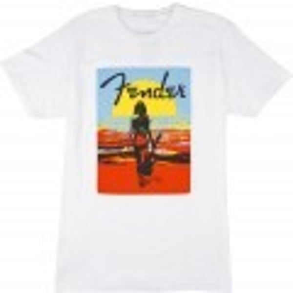 T-shirt estiva Fender Endless, White S