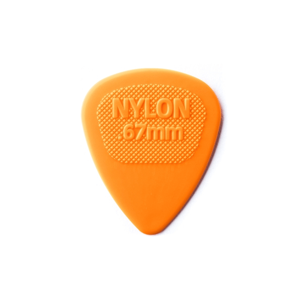 Dunlop 443R.67 Nylon Midi Orange .67mm