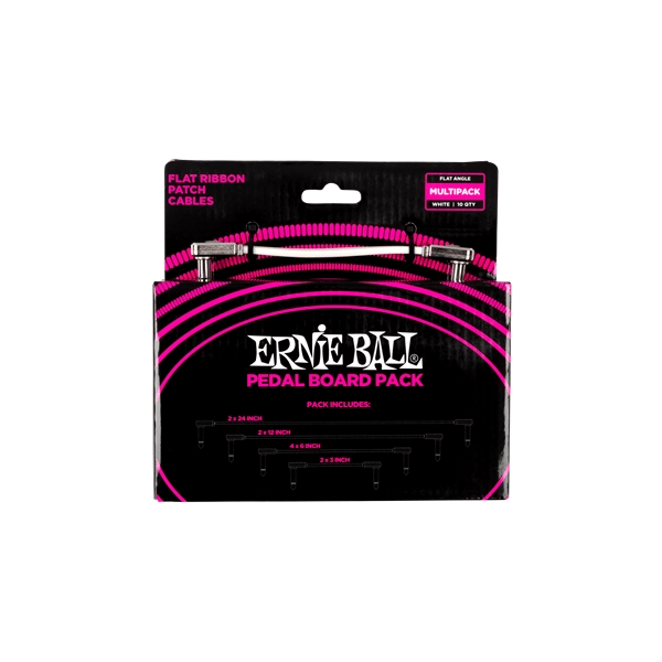 Ernie Ball Cavi patch piatti 6387 White Multi-pack