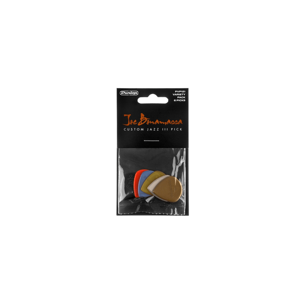 Dunlop PVP121 Joe Bonamassa Custom Jazz III Pick Variety Pack