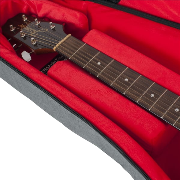 Gator Cases GT-ACOUSTIC-GRY Borsa Transit chitarra acustica Grigio chiaro
