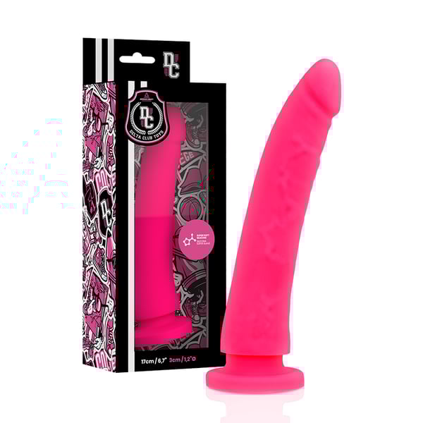 DELTA CLUB - TOYS GURT + DONG ROSA SILIKON 17 X 3 CM