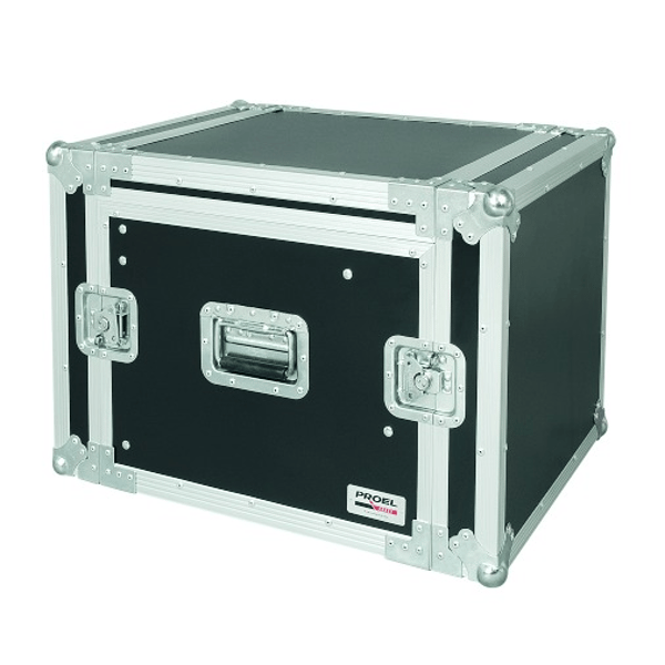 PROEL STAGE Custodia combo 19 8U con portamixer 10u regolabile in altezza, profondità utile corpo 45cm.