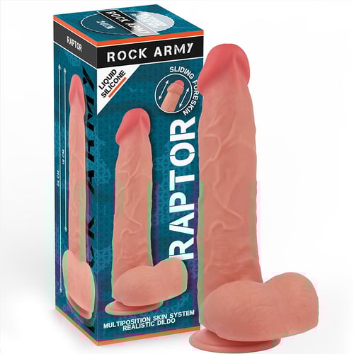 ROCK ARMY ROCKARMY - SILICONE LIQUIDO RAPTOR 24 CM -O- 4,4 CM
