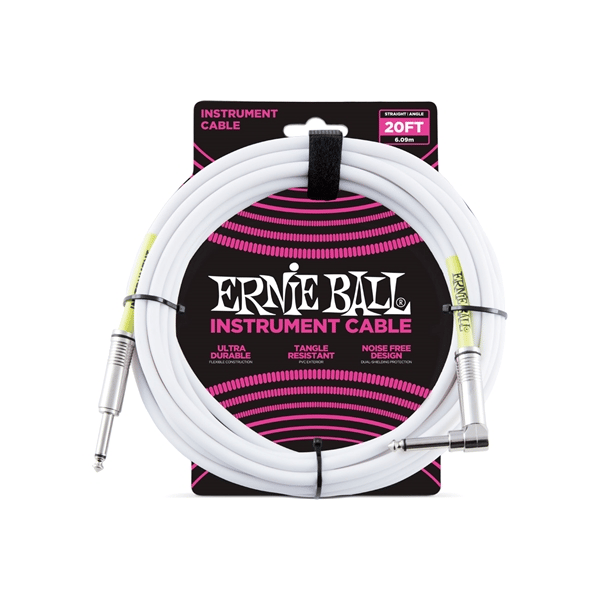 Ernie Ball Cavo PVC Bianco 6 m 6047