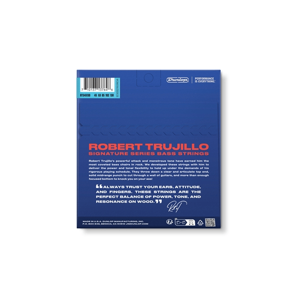 Dunlop RTS45130 Robert Trujillo Stainless Steel 45-130