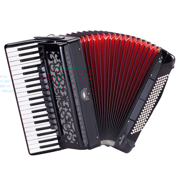 SOUNDSATION Fisarmonica 120 bassi 4/5 nera. Modello VOCE V B41120-BK