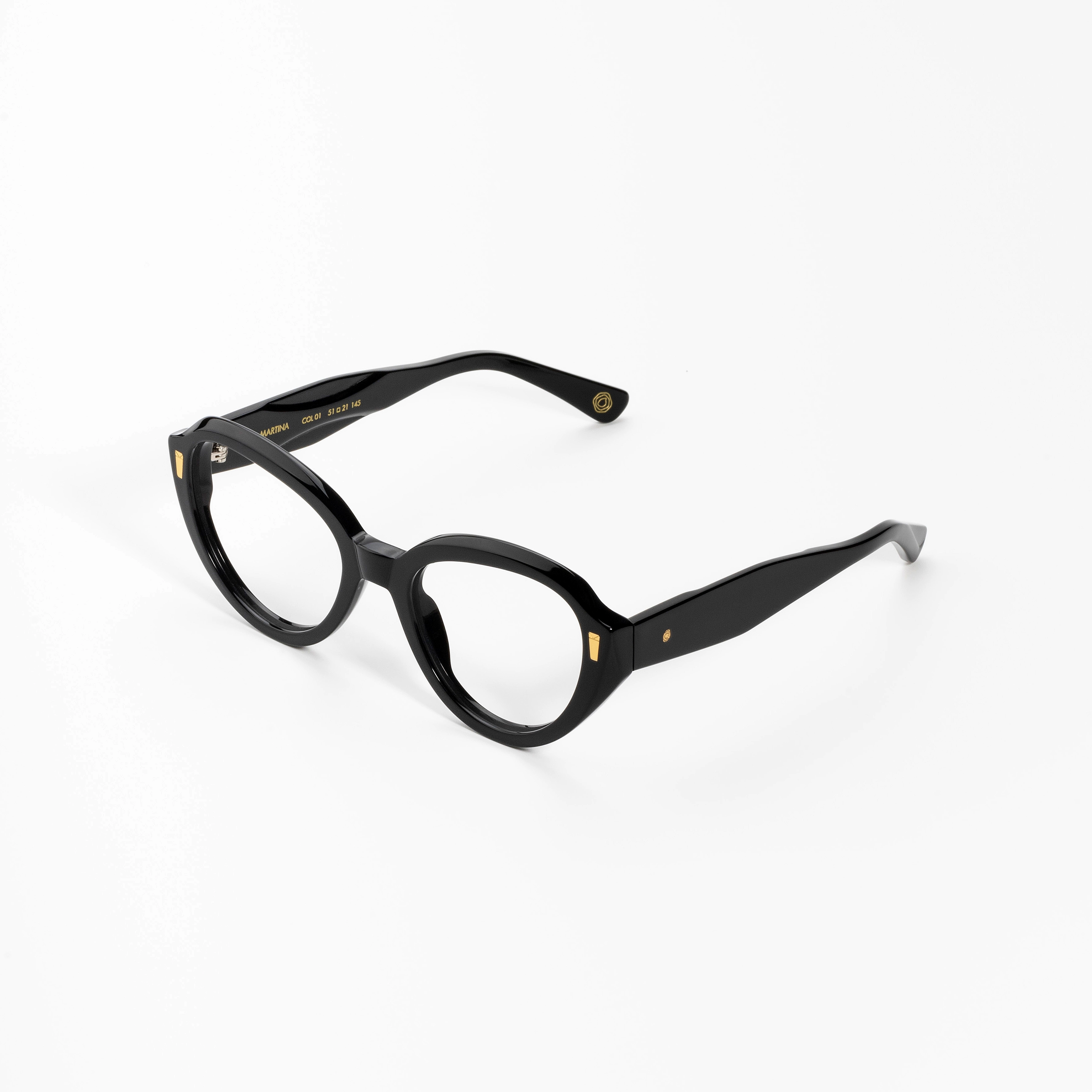 サングラス KYME Kyme - IPANEMA COL 1 - SUNGLASSES - glossy black Kyme Eyewear Ipanema: oversize cat-eye sunglasses. Color